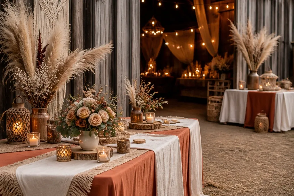 25 Day Boho Rustic Wedding Decor Itinerary